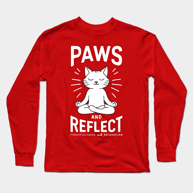 Paws and Reflect Long Sleeve T-Shirt by TeTreasures